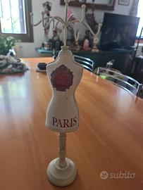 porta anelli in tessuto imbottito 