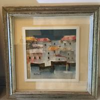 Lido Bettarini. 27 x 27 (47 x47) cornice argento