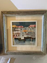 Lido Bettarini. 27 x 27 (47 x47) cornice argento