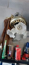 Ventilatore da soffitto vintage con lampadario