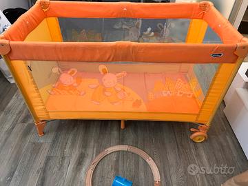 Lettino da viaggio / box Giordani con materassino