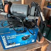 Ferrex mini smerigliatrice da banco.