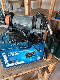 Ferrex mini smerigliatrice da banco.