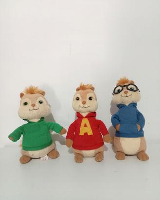 Lotto tre pupazzi Alvin super star marca Ty 