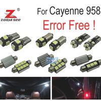KIT 19 LAMPADE LED INTERNE PER PORSCHE CAYENNE 958