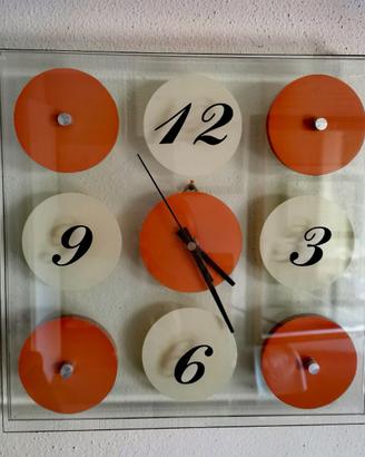 Orologio design in doppio vetro