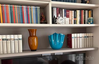 Vaso Venini Fazzoletto 2015 h cm 24  acquamarina