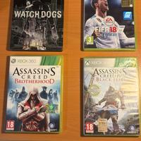 Giochi Xbox 360:Watch Dogs+Assasin’s Creed+FIFA 18