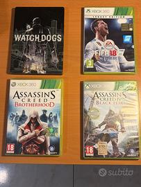 Giochi Xbox 360:Watch Dogs+Assasin’s Creed+FIFA 18