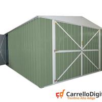 Box auto in Acciaio lamiera 360x514 verde scuro