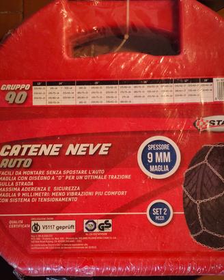 catene per neve nuove mai usate