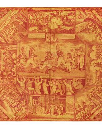 Fazzoletto Commemorativo The Stage of Europe 1813