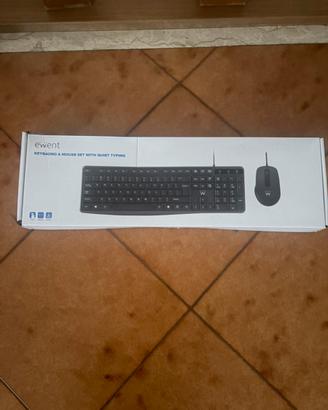 Tastiera +mouse Ewent