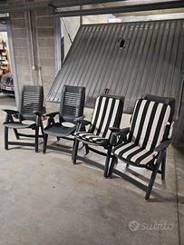 Poltrona reclinabili Grandsoleil da esterno