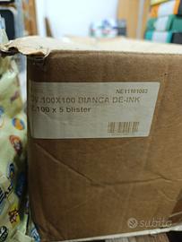 tovaglia di carta da tavolo bianco de-ink