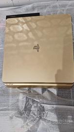 Playstation 4 slim limited edition oro