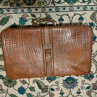 valigia vintage in cuoio