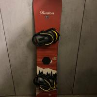 Tavola Snowboard Burton con Attacchi Burton