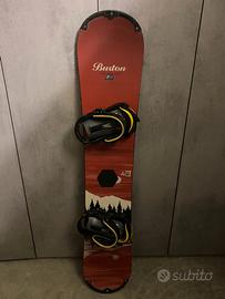 Tavola Snowboard Burton con Attacchi Burton