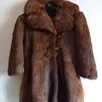 pelliccia lapin, vintage anni '70