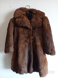 pelliccia lapin, vintage anni '70