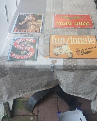 targhe pubblicitarie