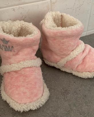 NUOVO - Babbucce pantofoline neonata 6-9 mesi