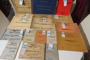 manuali cataloghi officina Moto Guzzi, ORIGINALI