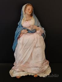 Vergine Maria terracotta napoletana antica 900