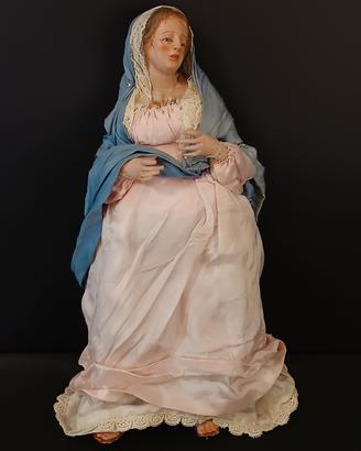 Vergine Maria terracotta napoletana antica 900
