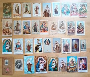 Lotto 148 immaginette Madonna del Carmine