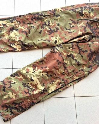 Pantaloni vegetati reversibili Alpini goretex tg.M