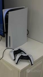 CONSOLE PS5 DISCO + 2 CONTROLLER + CUFFIE