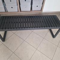 Panca da esterno Nera 