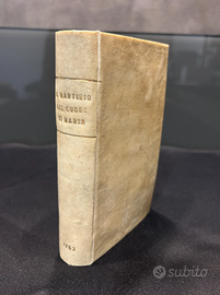 Libro antico 1753 - Maria Addolorata