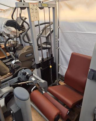 Leg Curl Sitting R.O.M. Lux/Silver Technogym