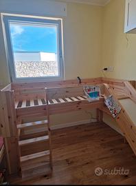 Letto con scivolo