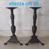 Coppia di candelieri antichi 