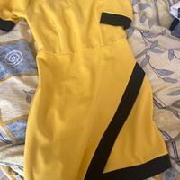 vestito giallo e nero