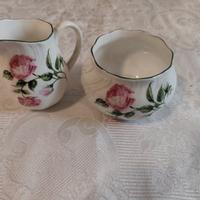 Lattiera e zuccheriera Mottisfont Roses