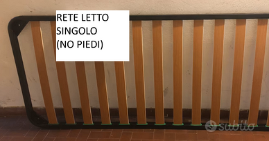 Rete per letto singolo (si appoggia/no piedi)