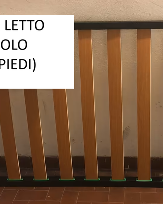 Rete per letto singolo (si appoggia/no piedi)