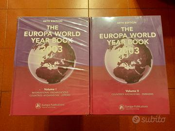 The Europa World Year Book 2003 - Vol I e II
