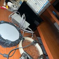 Wii nera+ tutti i cavi +giochi