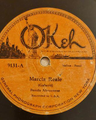 DISCO 78 GIRI Banda Abruzzese - Marcia Reale