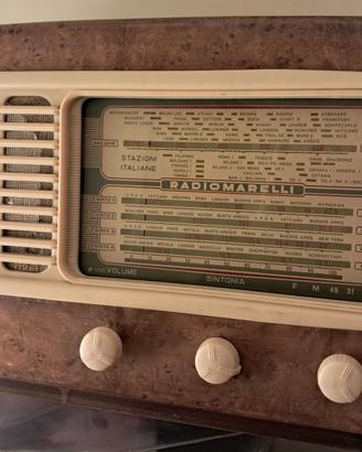 Radio Marelli a valvole anni 50/60