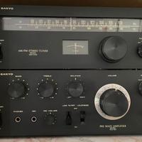 SANYO AMPLIFER DCA401 + SANYO TUNER FMT 401K