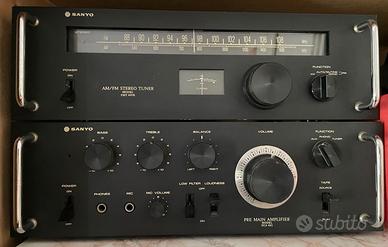 SANYO AMPLIFER DCA401 + SANYO TUNER FMT 401K