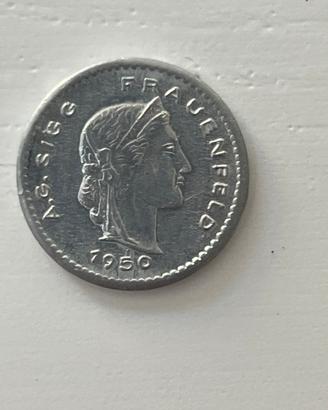 Moneta Svizzera 20 Rappen - 1950-B