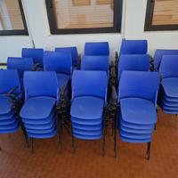 Set 100 Sedie conferenza  Impilabili